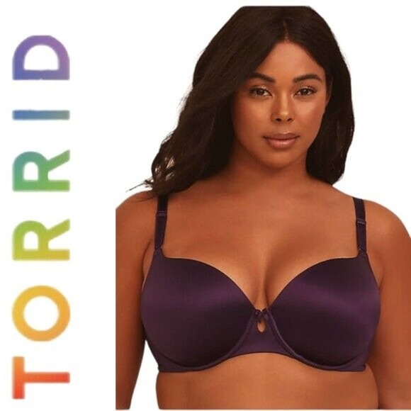 torrid Other - Torrid 360° Back Smoothing T-Shirt Bra Purple Women's Size 40DDD H14365
